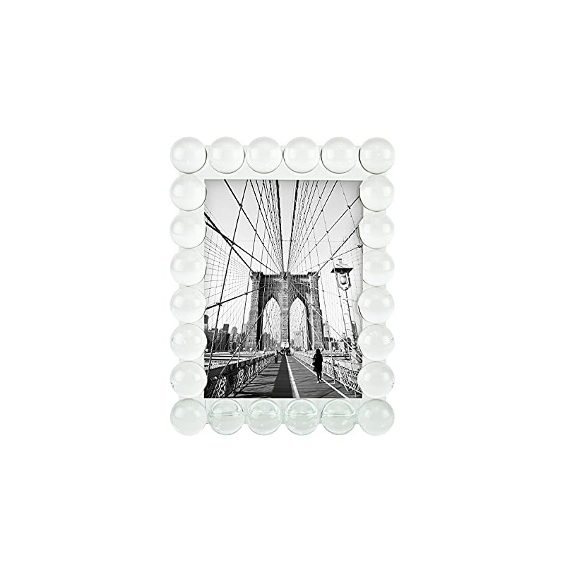 TIZO Design 4x6 Crystal Clear Glass Picture Frame, Boutique Quality