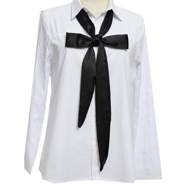 ONE LIMITATION NK002 Men's Stole Scarf, Ribbon Tie, Solid, Thin Design, Stylish