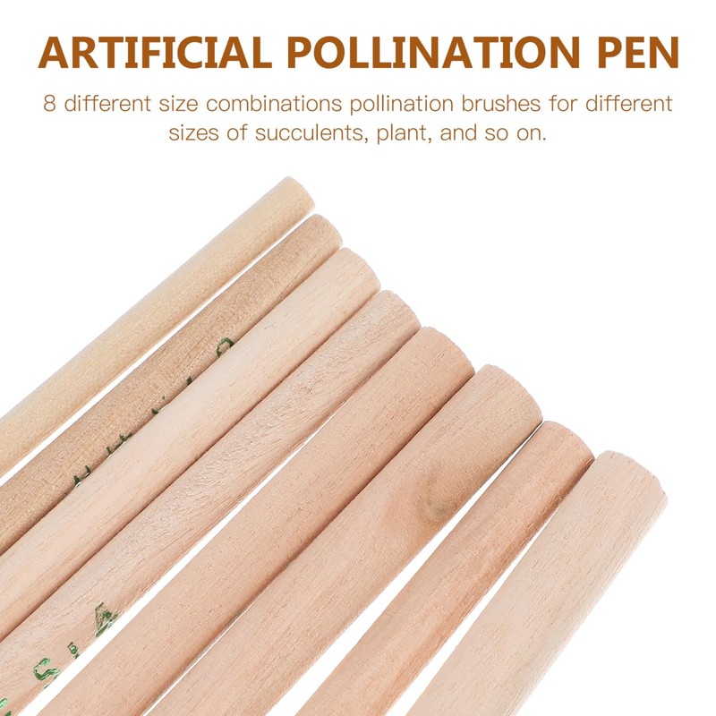 Angoily Chalk Pollination Tool Set, 8Pcs Garden Tool Set for