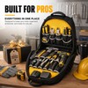 Heavy-Duty Tool Backpack for Jobsite Storage – Multi-Pocket Organizer with