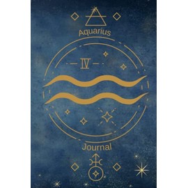 Aquarius Journal: Celestial Dot Grid Notebook Journal for Women, Aquarius Zodiac Sign Notebook for Journaling, Aquarius Horoscope Notebook, Gifts for Women, Hardcover Journal
