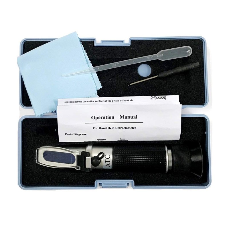 HHIP 8010-0018 Water Soluble or Synthetics Coolant Tester Refractometer, 0-18%