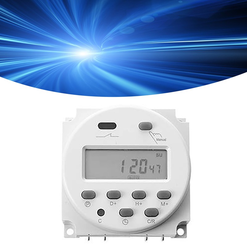 Digital Timer Microcomputer Time Control Switch LCD Display CN101A DC12V
