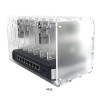 c4labs 8 Slot Cluster Cloudlet:For Raspberry Pi5, 4B and other