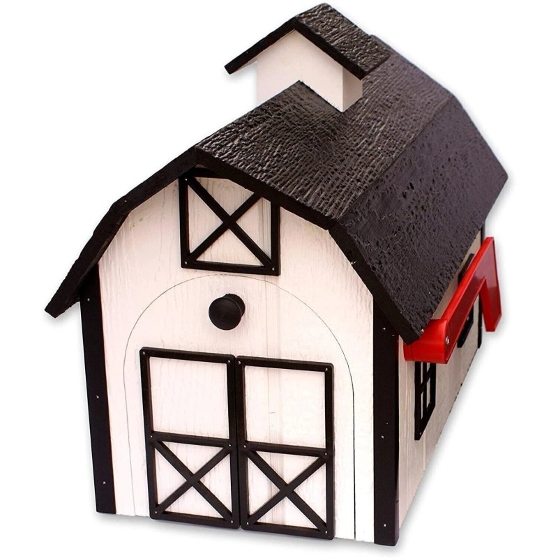 AmishToyBox.com AmishToyBox.co - Chestnut with White Trim