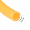 sourcing map Natural Latex Rubber Hose 3/8 Inch (10 mm)