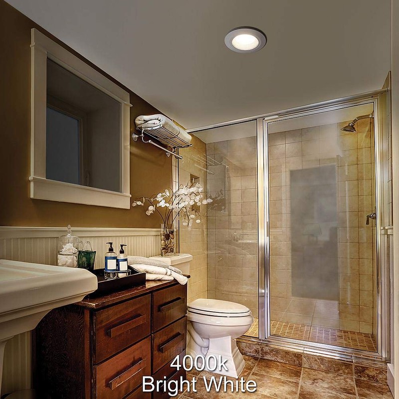 Commercial Electric 4 in. 2000K to 5000K Integrated LED Recessed