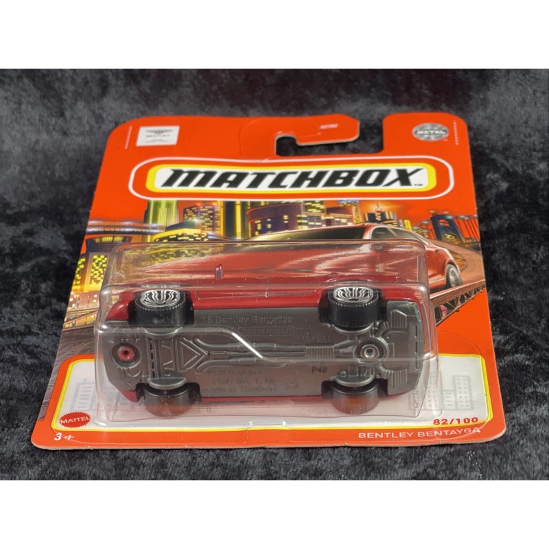 Matchbox 2022 MBX Team Bentley 82/100 Red Bentley Bentayga