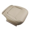 moseiny Tan Driver Side Bottom Leather Seat Cover for Jetta