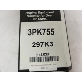 Bando Mfg. Of America, Inc. 3PK755 Serpentine Belt