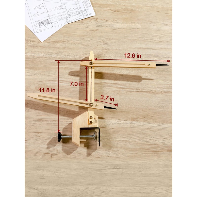 BKALEME Pottery Throwing Gauge, 2 Ways to Install, Compact Clip-on