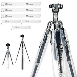 Camera Tripod Leg Covers Clear Sleeves Protector,6 Pack Waterproof Tripod Foot Cover for Protecting Most Standard and Large Travel Tripods Monopod Legs from Debris,Sand,Mud,Snow and Saltwater