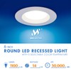 MW 6 Inch 5 Selectable Color Temperature LED Downlight Retrofit