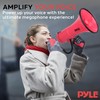 Pyle 50W Megaphone Bullhorn - Portable, Automatic Siren & Adjustable