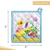 Maison d' Hermine Potholders 100% Cotton 8"x8" Easter Hotpads Heat