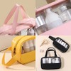 Clear Toiletry Bag 3 pcs, Waterproof Wash Bags Set in