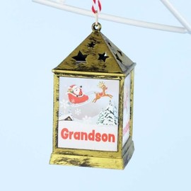 Mulberry Studios Starlight Lantern Christmas Tree Hanger Family & General Grandson