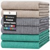 Homaxy Premium Kitchen Towels(18”x 28”, 6 Pack), Large Cotton Kitchen