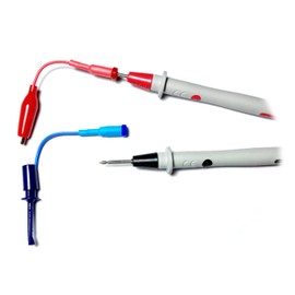 NUBTECH ACC0003 Alligator Clip Hook Clip VM02A and Conversion Cable for General Purpose Tester Leads, Set of 2