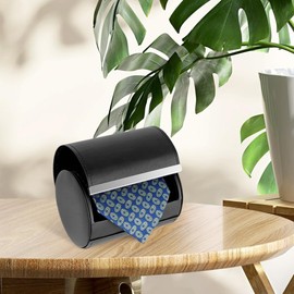 Fosinz Tie Box Travel Case Men's Necktie Gift Box Cylinder Shape Anti-Wrinkle Storage Business Gift Bow Tie Packaging