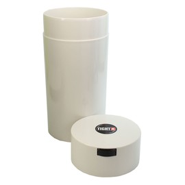 Tightvac - 5oz to 24 Ounce - Patented Airtight Container | Multi-use Vacuum Container Works as Smell Proof Containers for Herbs and Dry Goods. White