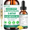 Methylfolate Supplement Liquid Drops, L Methy Folate 15mg Plus Methy