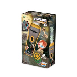 BUKI France – Proiettore Dinosauri 3D Bambino – 24 immagini da proiettare fino a 1 m – Occhiali 3D inclusi – Torcia da 5 anni – 6339DIN