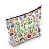Portugal Souvenir Makeup Bag Portugal Themed Gift Portugal Trip Gift