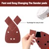 30 Pcs For Black and Decker Mouse Sander Pads, 120