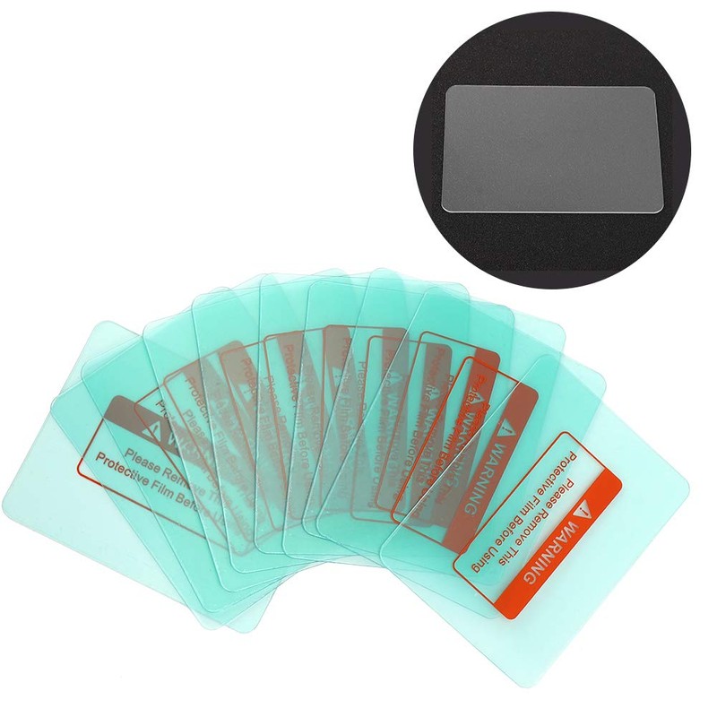 10PCs Welding Helmet Lens Cover Transparent Protective Plate Clear Polycarbonate