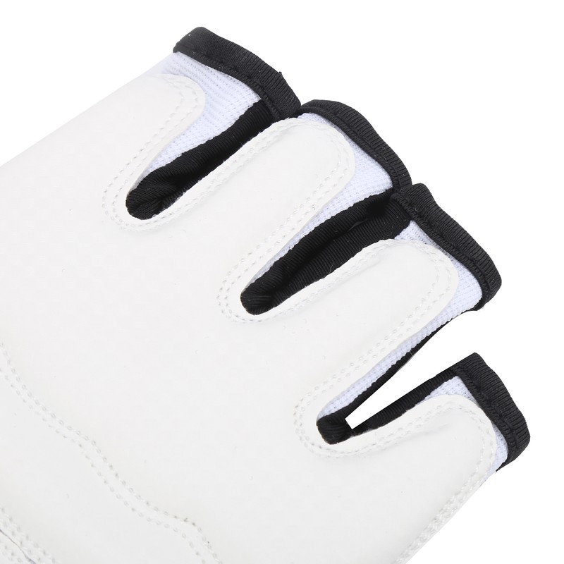 1 Pair 180‑185mm Half Finger Punch Bag Training Gloves Boxing