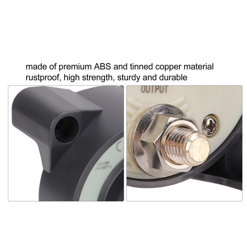 CYSFETENA 500A Battery Disconnect Switch, HD-Series Heavy Duty ON/OFF Power