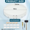Large Epoxy Resin Table Molds,16" Reusable Deep Round Detachable Molds