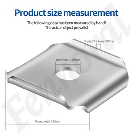 Fennoral X-Blade Dual Mulching Blade Adapters Compatible with All Standard Commercial Mower (2.8″ Wide, 0.12″ Thick & 5/8″ Center Hole), It Come in Two Options, The XB2 and The XB3 (6)