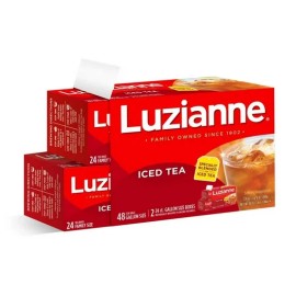 Luzianne Iced Tea Gallon Size Bags 48ct Southern Style Black Tea Brew