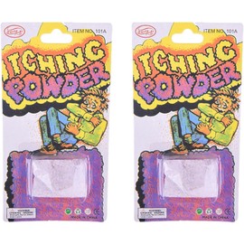 2 Pcs Purple Funny Itching Powder Safe Broken Glass Itching Powder Feminine Powders Ength of Product is 14cm and The Width is 7.5cm Easy to Carry