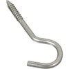 National Hardware N220-814 2153BC Screw Hook in Stainless Steel,1/4" x