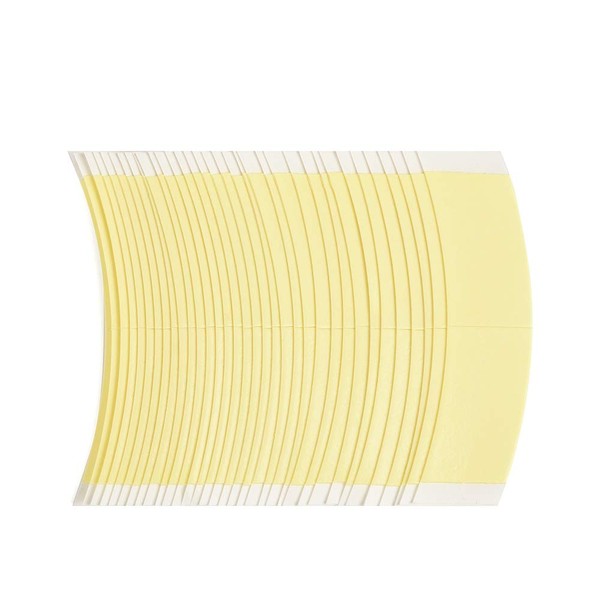 CREATE BEAUTY Lace Front Wig Tape - 36 Pieces, Water-Proof Strong Adhesive Double Sided Lace Wigs Tape (Yellow)