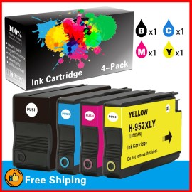 4 PK 952XL 952 XL Ink Cartridge for Officejet Pro8725 Pro7740 Pro8740 Printer