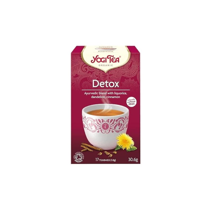 YOGI TEA Detox Tea 17 Bags (30.6g) - Supports Internal