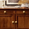GRANTENOV Solid Brass Cabinet Knobs 1-3/8 inch (35 mm) Diameter