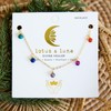 Lotus and Luna Divine Healer Dewdrop Necklace in Gold Energy