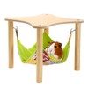 Guinea Pigs Hammock with Natural Wooden Stand - Hanging Hammock
