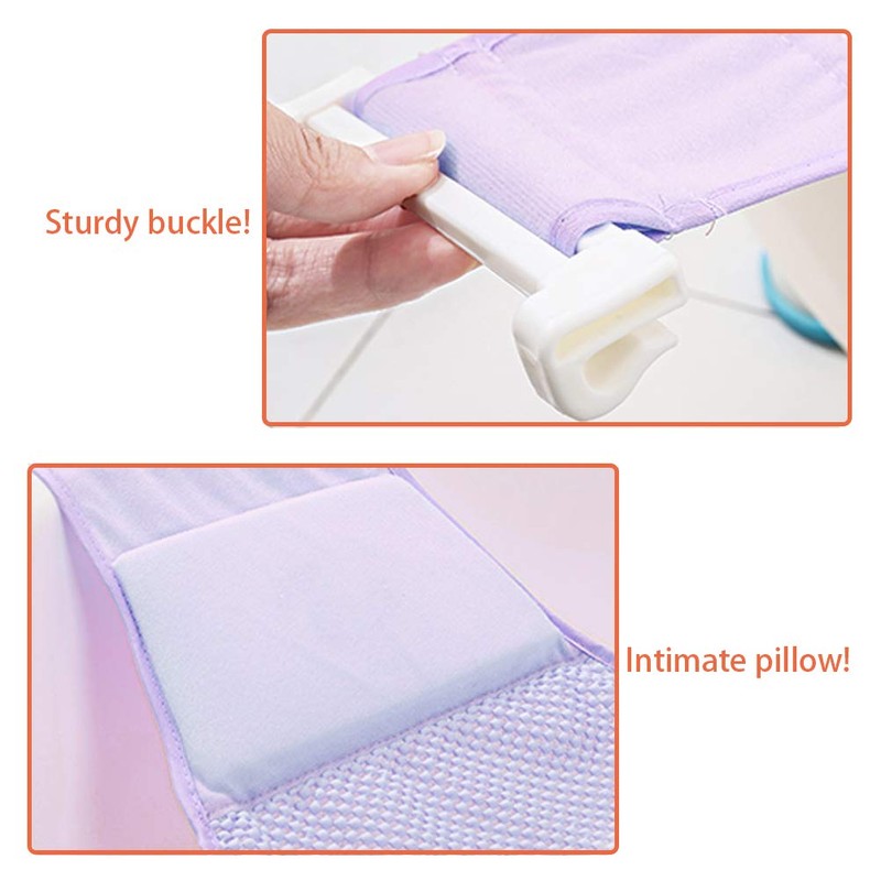 Baby Bath Support,Bathtub Support Net Adjustable Bath Tub Non-Slip Mesh