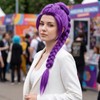 Rumi Wig, Rumi Hair Braid, Purple Cosplay Wig for Anime