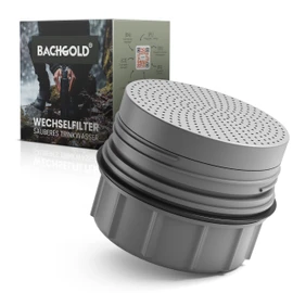 Bachgold Water Filter Outdoor Replacement Filter with 1500 L Filter Capacity I Removes 99.99% of All Bacteria and Filters Viruses, Particles and Heavy Metals I Blackout and Crisis Proof