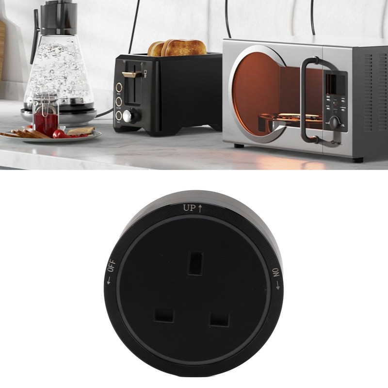 13A Power Track Socket Removable Electric Outlet Slide Guide Adapter
