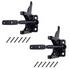 Pair of Self Locking Gate Latch Automatic Gravity Lever for