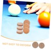 BESPORTBLE Leather Billiard Tips 20pcs Set Small Pool Tips Pool