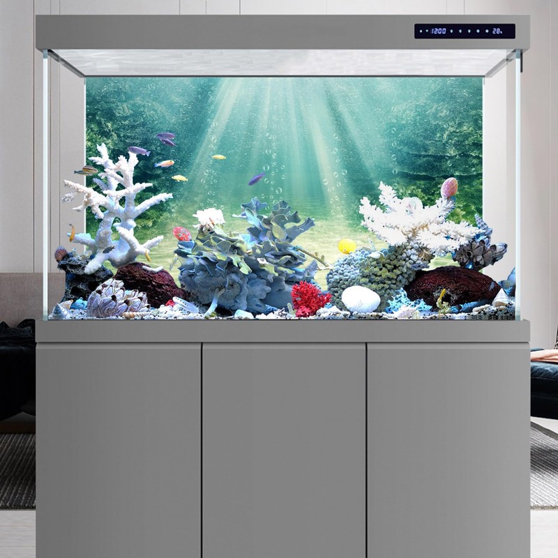 AWERT 60x24 inches Aquarium Background Aquatic Plant Bubble Underwater Ocean